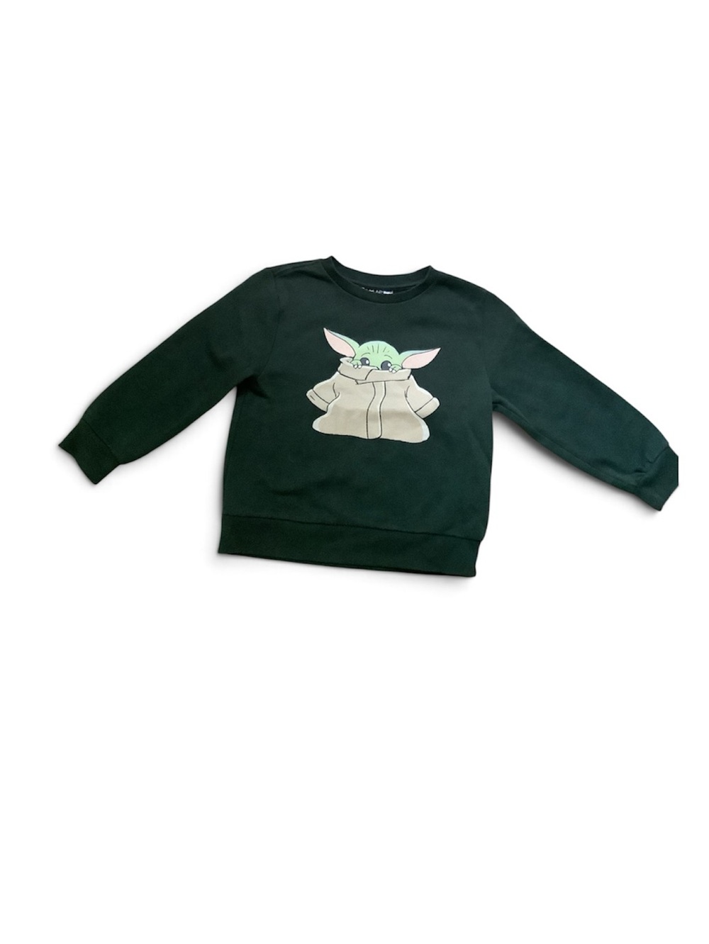Star Wars Dark Green baby Yoda Graphic Sweatshirt
